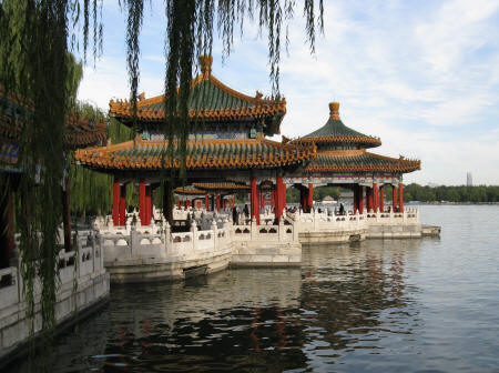 Beihai Park in Beijing China